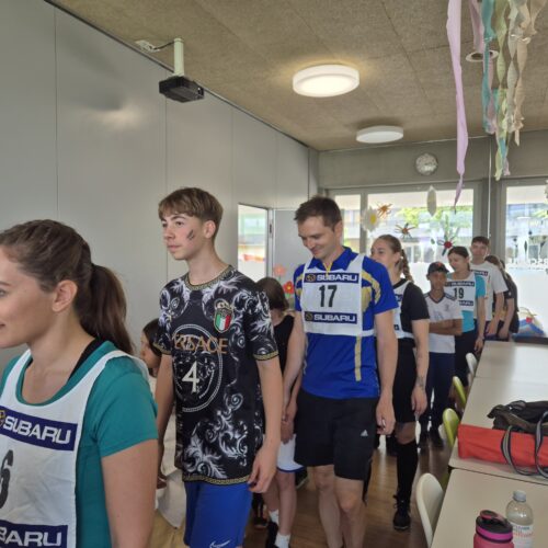 Einmarsch der Spieler*innen