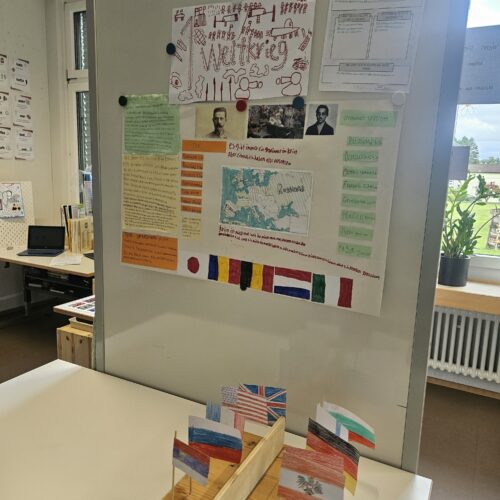 Plakat über die Freiarbeit