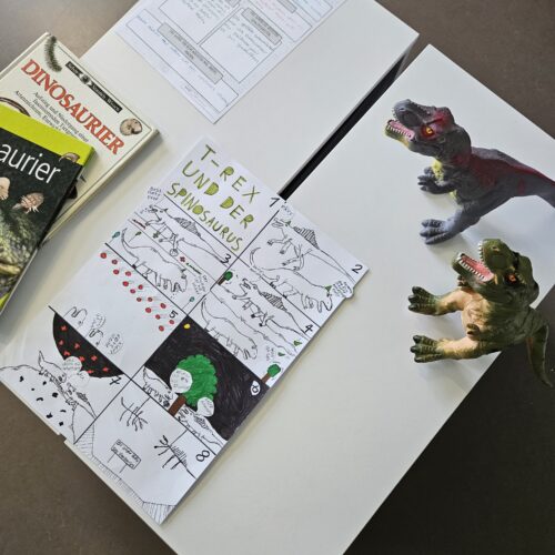 Freiarbeit über Dinosaurier