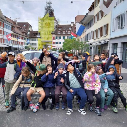 Gruppenfoto im Städtli Willisau
